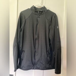 Under Armor Coldgear Reactor Fitted Zip Up Jacket Black M